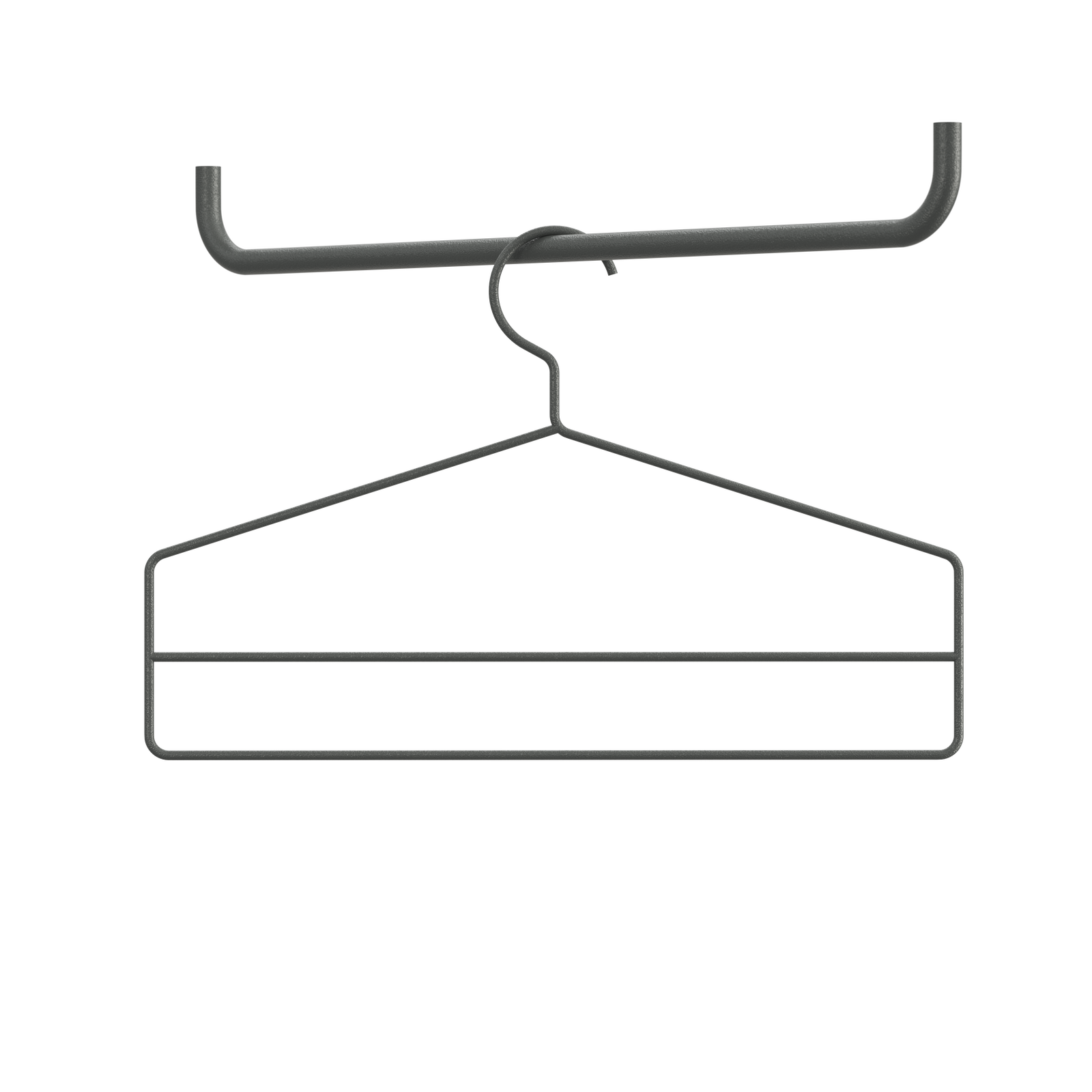 Coat hanger Dark grey