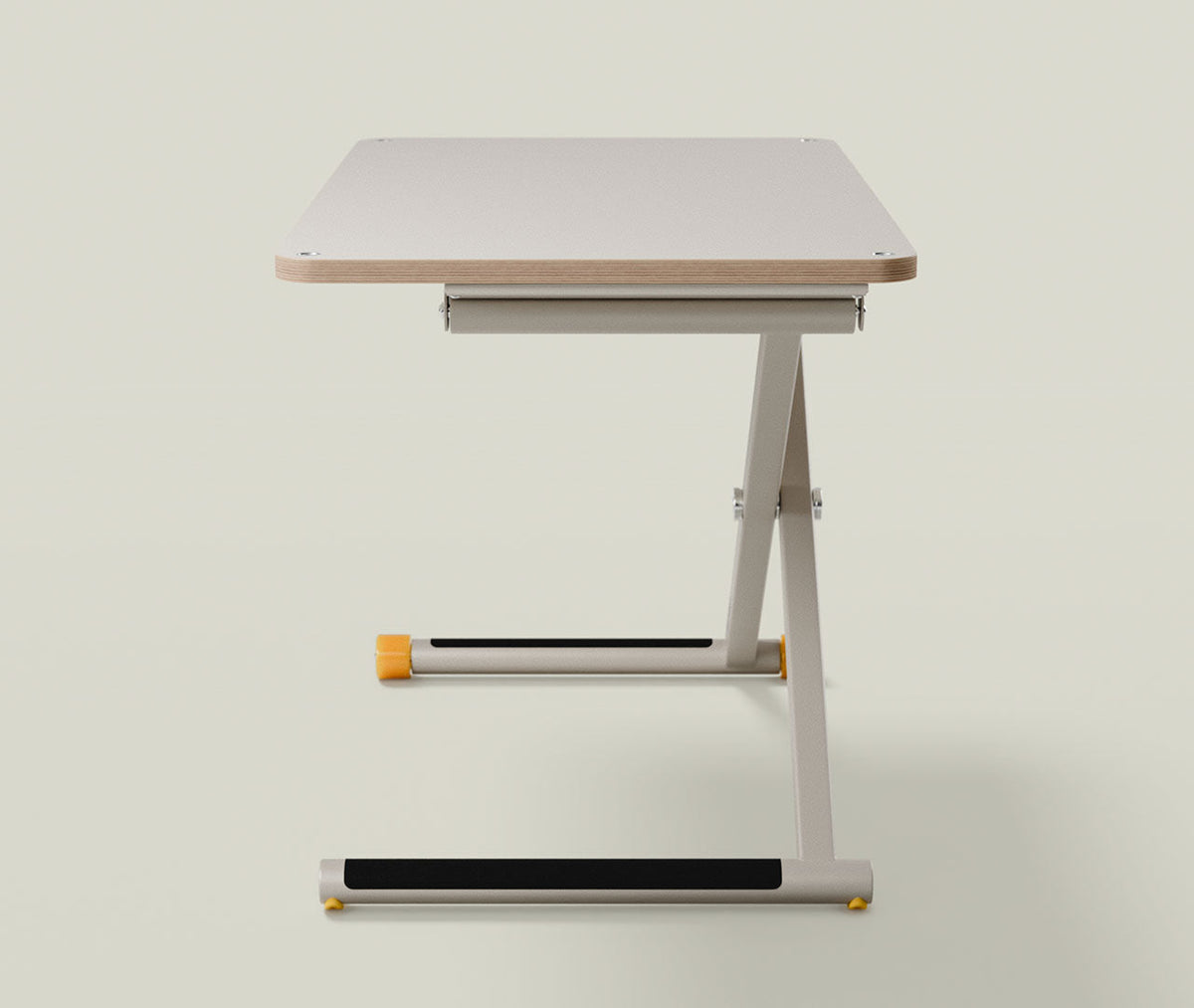 Poptop height-adjustable children's desk gray
