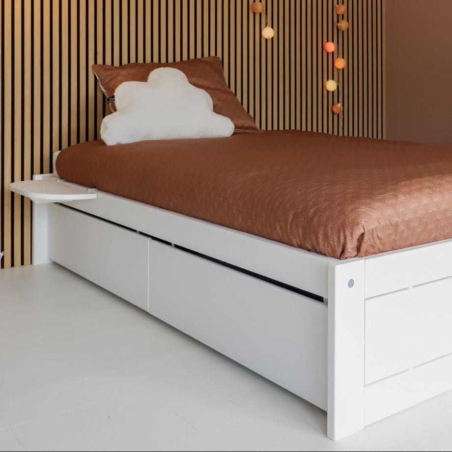 Lifetime Kidsrooms Set di cassetti per letto per ragazzi Montessori Bianco