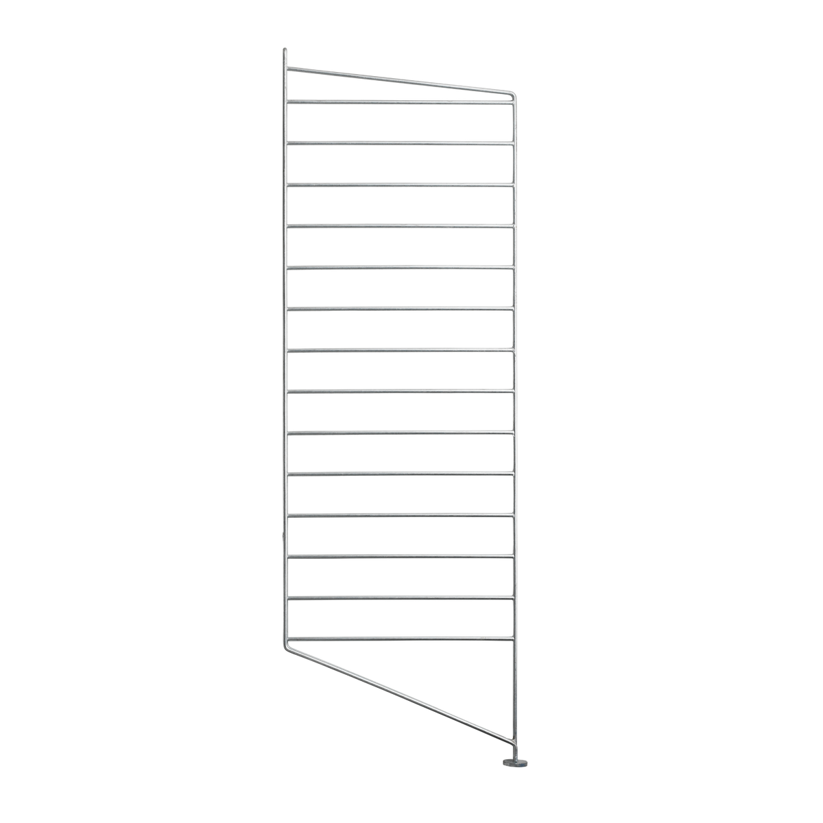 Floor Panel h85 x d30 cm Galvanized