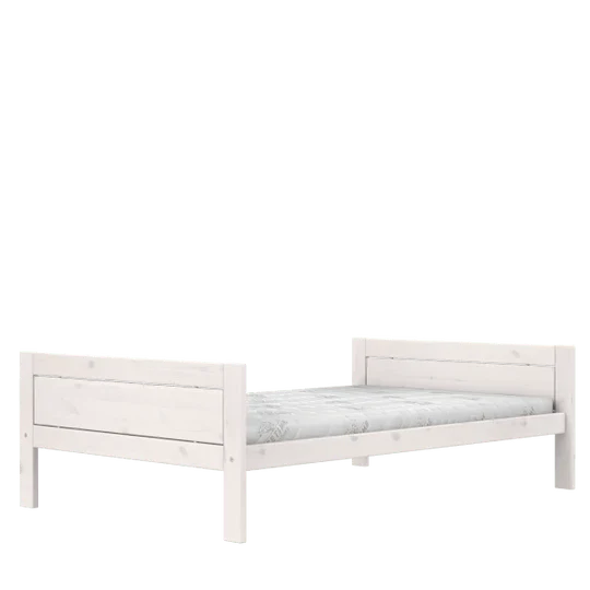 Lifetime Kidsrooms Kinderbett 120 x 200 ohne Rückseite Whitewash