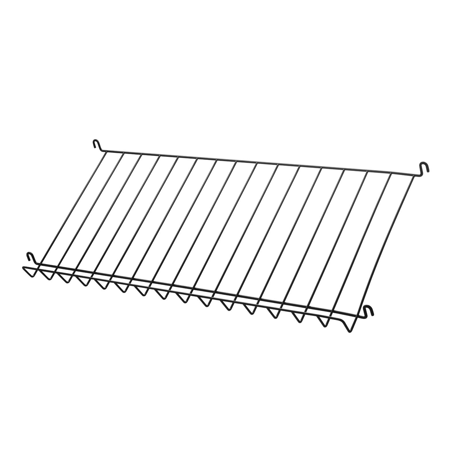 Magazine shelf w78 x d30 cm Black