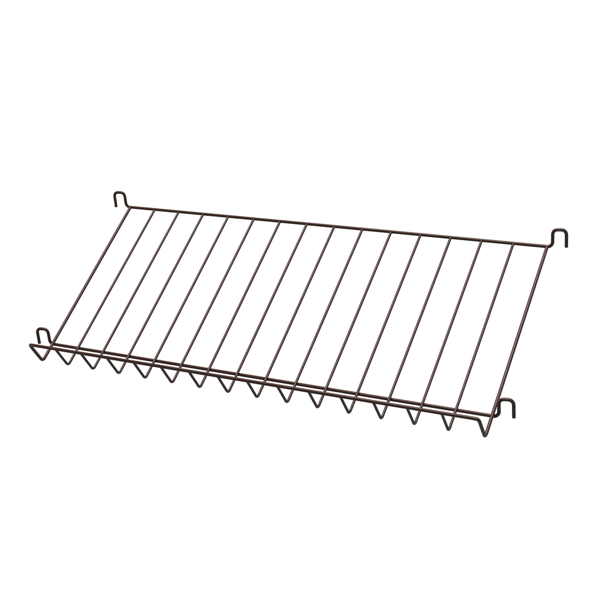 Magazine shelf w78 x d30 cm Dark brown