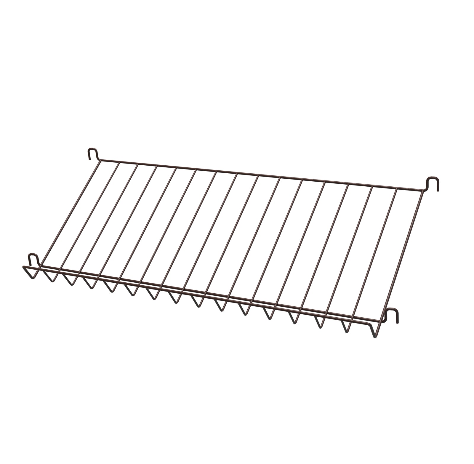 Magazine shelf w78 x d30 cm Dark brown