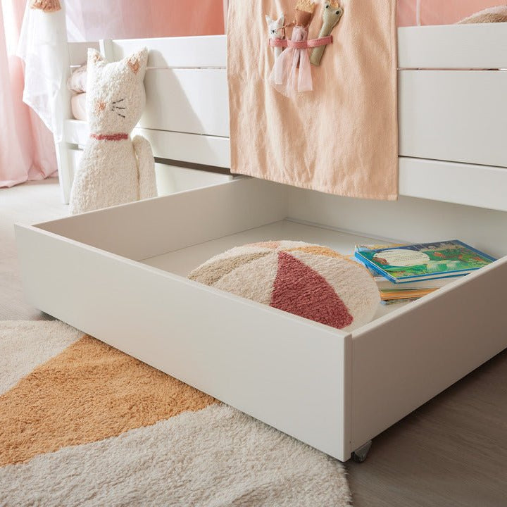 Lifetime Kidsrooms Small Bed Drawer White