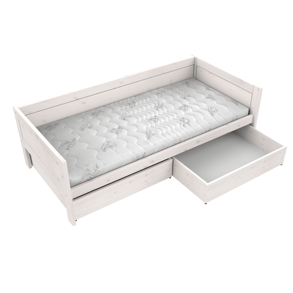 Lifetime Kidsrooms Small Bed Drawer White