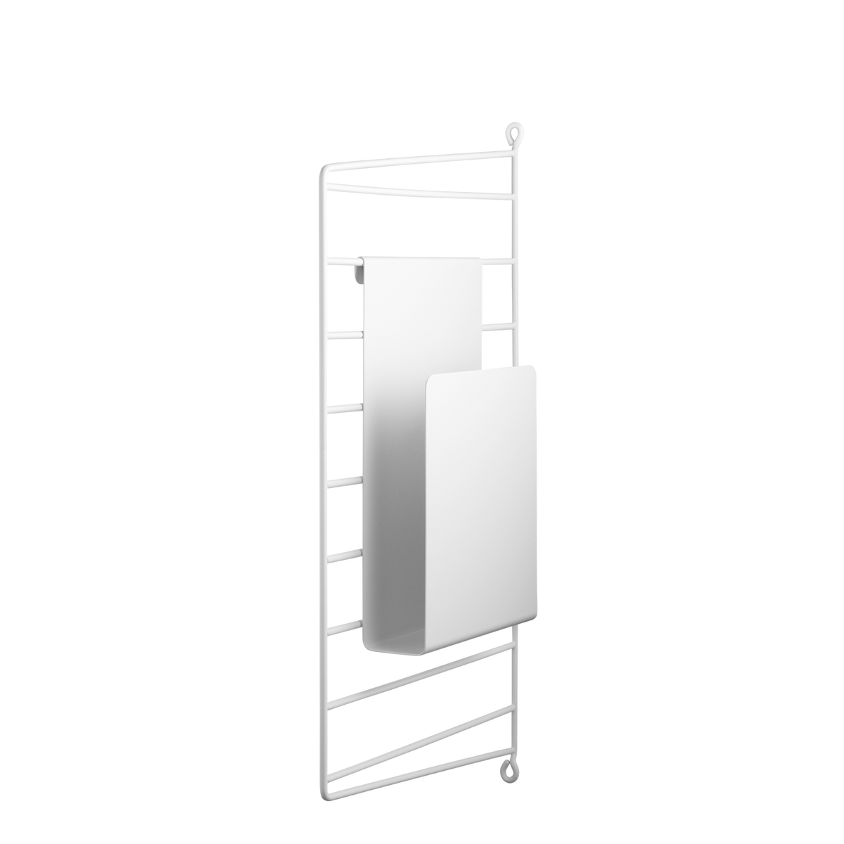 Porte-magazine blanc