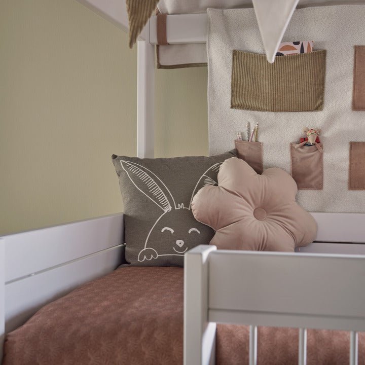 Lifetime Kidsrooms Coussin carré - Happy Rabbit