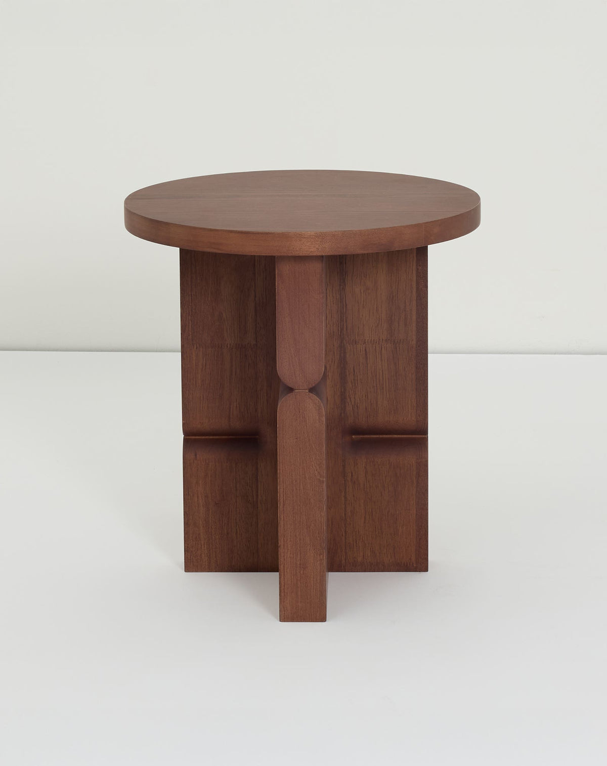 Nobodinoz Noon Tabouret et table d'appoint bois teinté