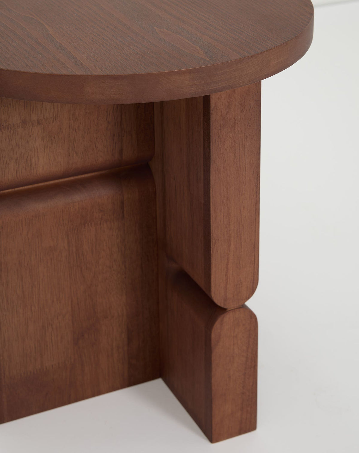 Nobodinoz Noon Tabouret et table d'appoint bois teinté