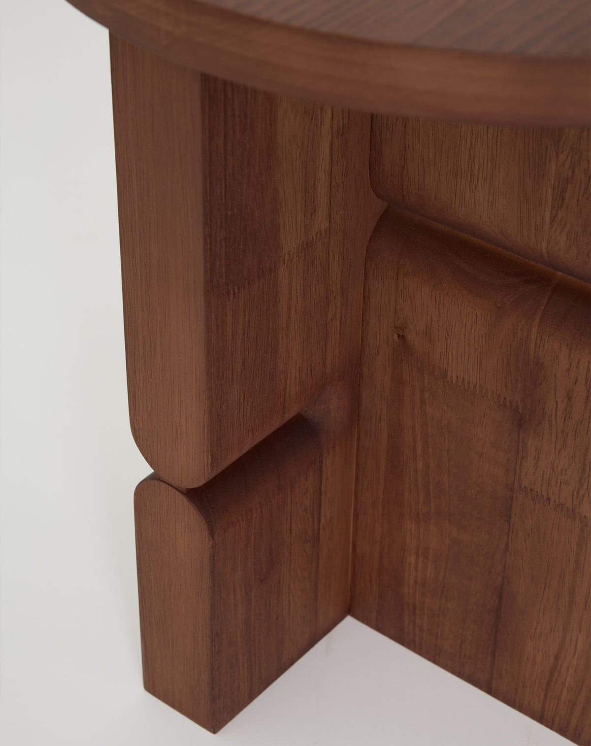 Nobodinoz Noon Tabouret et table d'appoint bois teinté