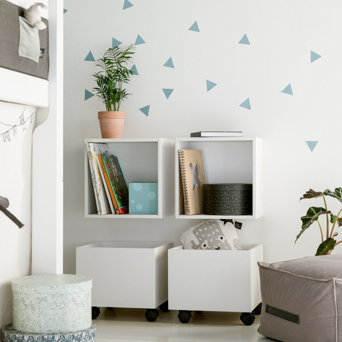 Lifetime Kidsrooms toy boxes on castors