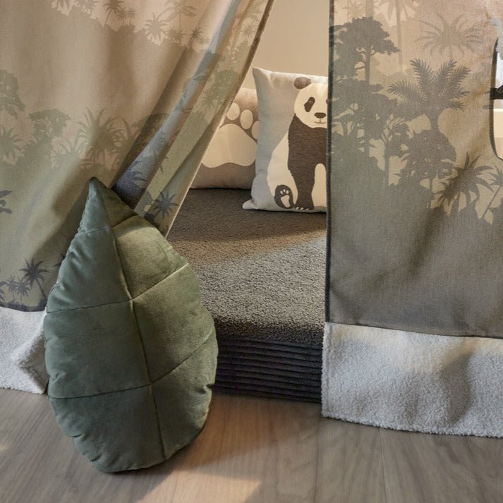Lifetime Kidsrooms Luxus Matratzenbezug aus Teddy Stoff graphite