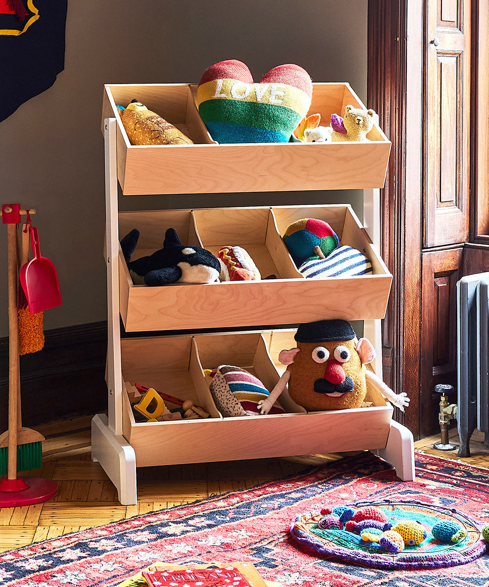Oeuf NYC Toy Store, white / birch