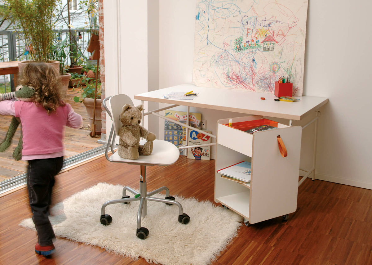 Richard Lampert Eiermann 1 Table d'enfant Blanc (RAL 9010) Mélamine Blanc