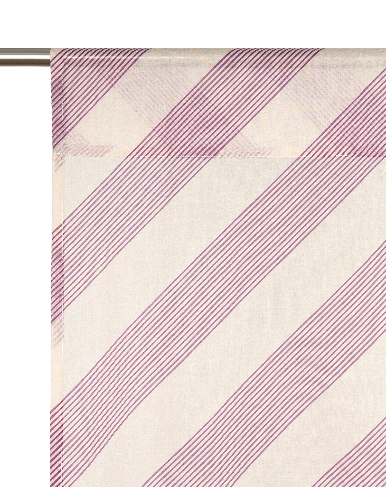 Nobodinoz Rideau Wendy en voile de coton bio Lila diagonal