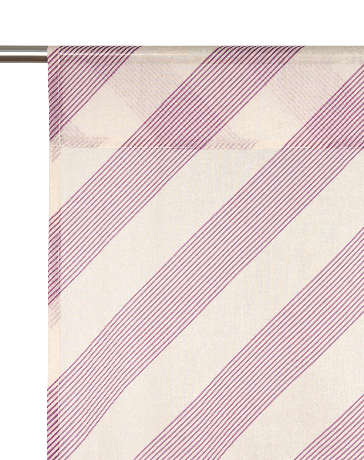 Nobodinoz Rideau Wendy en voile de coton bio Kaki Pink Mosaik