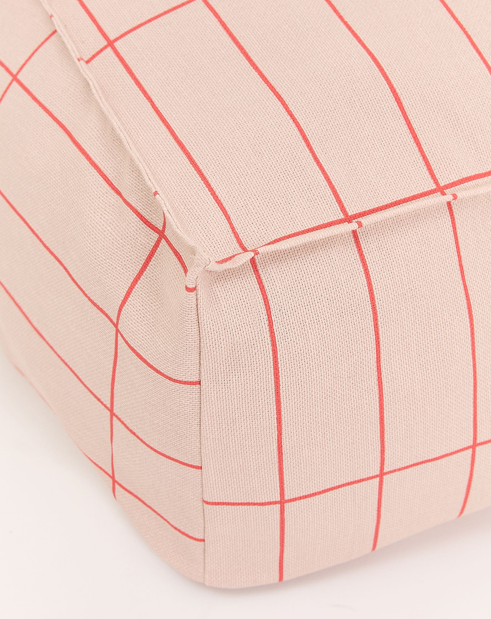 Nobodinoz langer Sitzsack Vibes Erwachsenengrösse Rot