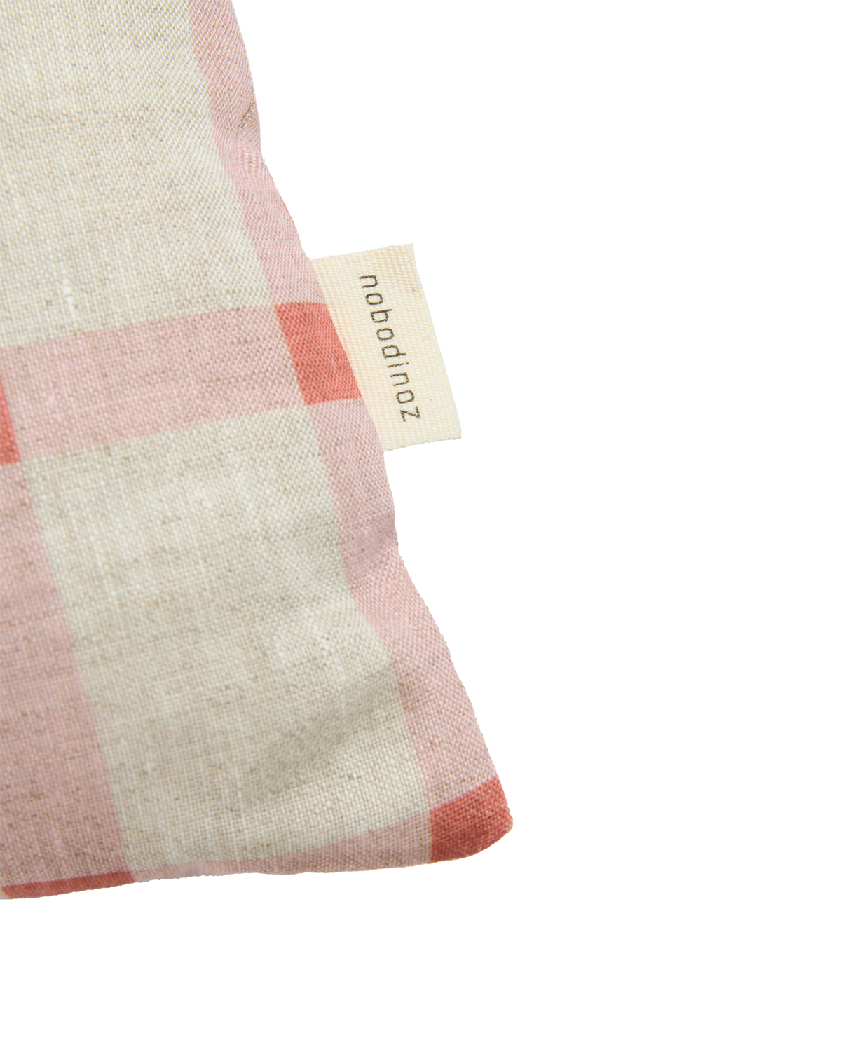 Cuscino di lino Nobodinoz Vibes rosa tulipani