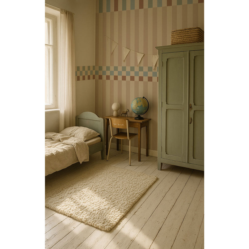 Dekornik Tapete Streifen nostalgia vintage colours Streifen 50 x 280