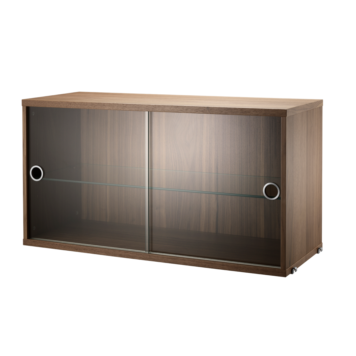 Armoire d'affichage w78 x d30 x h42 cm Walnut