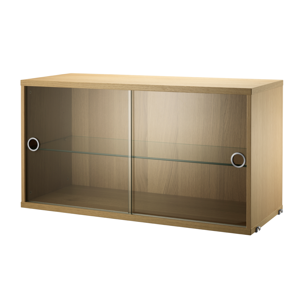 Display Cabinet w78 x d30 x h42 cm Oak