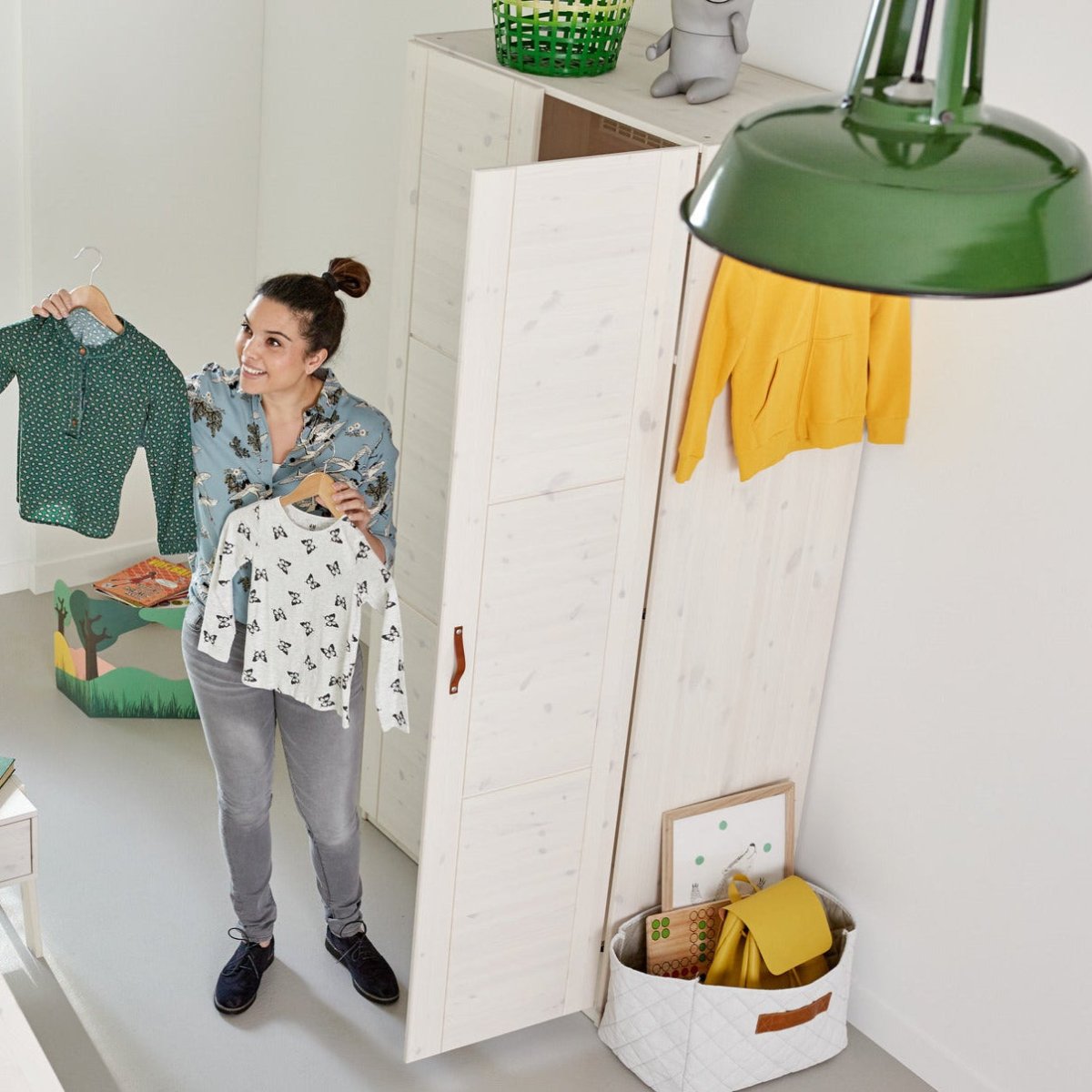 Armadio Lifetime Kidsrooms con appendiabiti - 100 cm Bianco