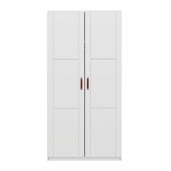Lifetime Kidsrooms Wardrobe with clothes rail - 100 cm Whitewash