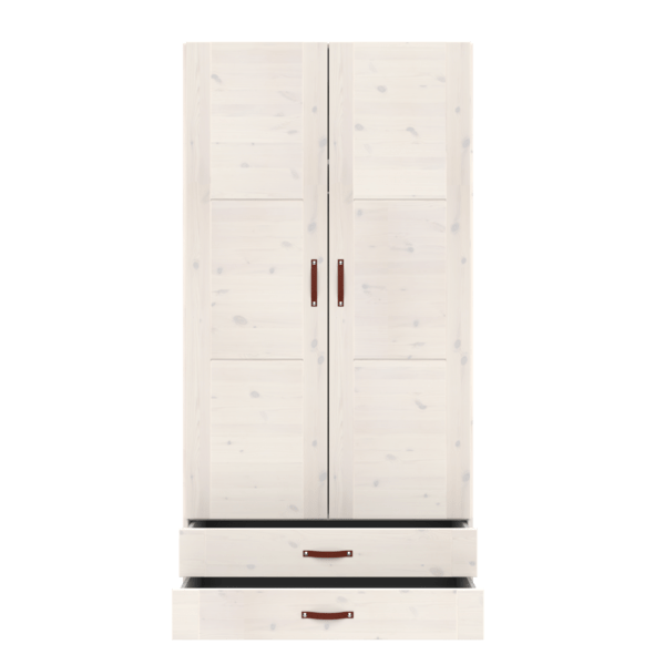 Armadio Lifetime Kidsrooms con cassetti e appendiabiti - 100 cm Bianco
