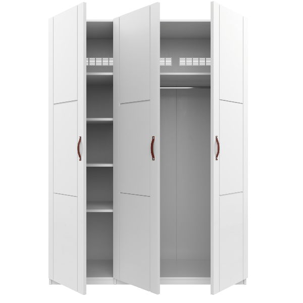Armadio Lifetime Kidsrooms - 150 cm Whitewash