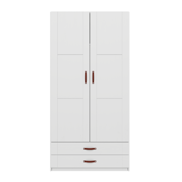 Lifetime Kidsrooms Armadio con cassetti - 100 cm Whitewash