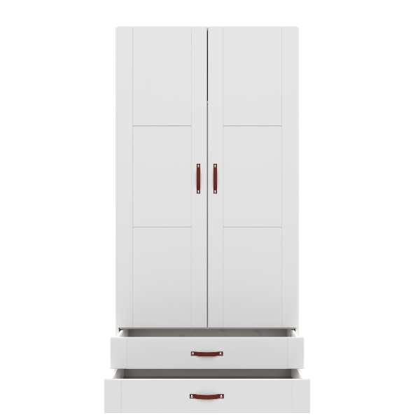 Lifetime Kidsrooms Armadio con cassetti - 100 cm Bianco