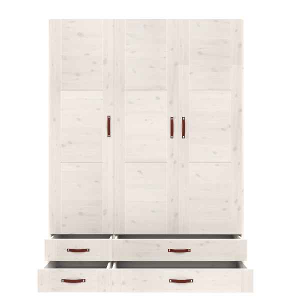 Armadio con cassetti Lifetime Kidsrooms - 150 cm Bianco