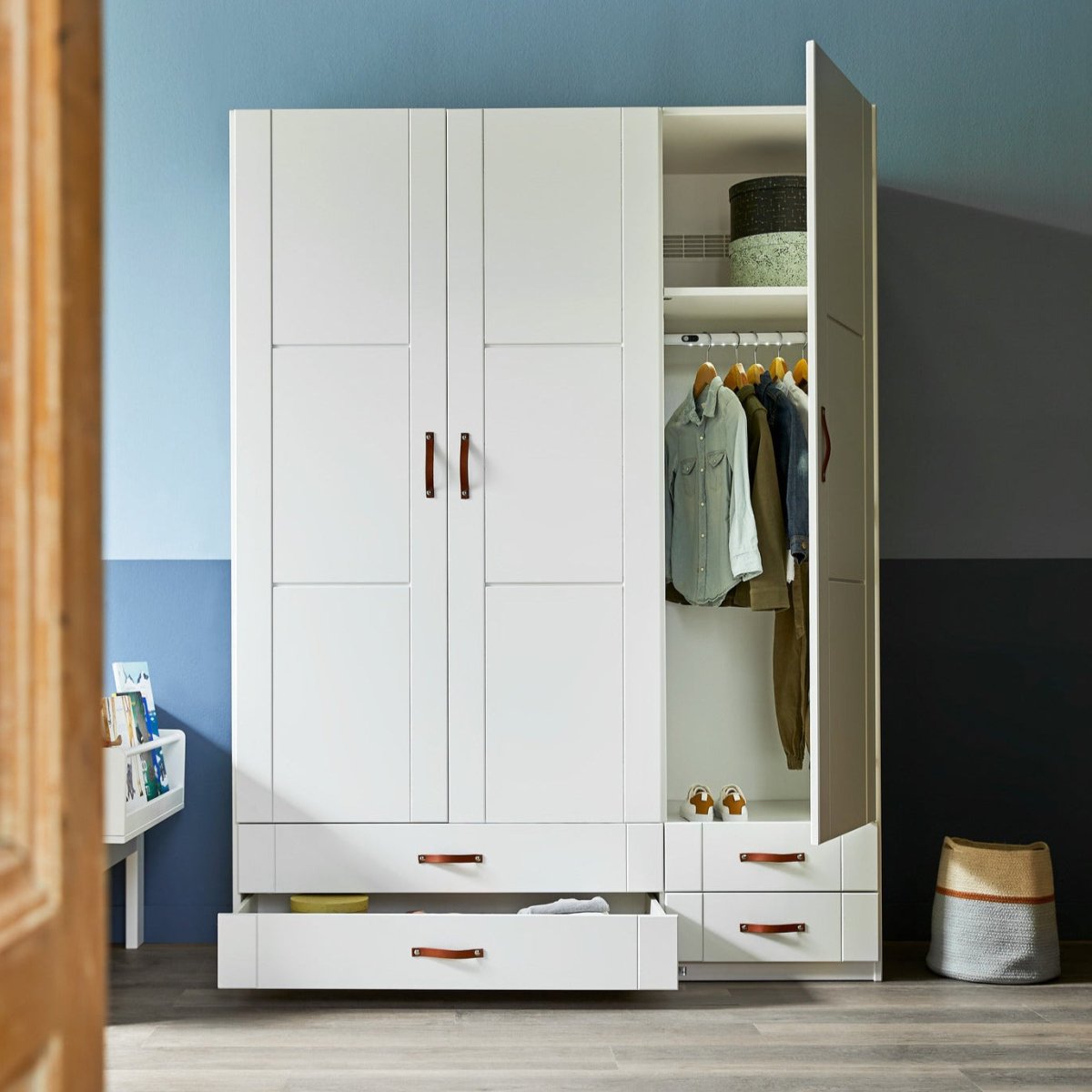 Lifetime Kidsrooms Armadio con cassetti - 150 cm Whitewash
