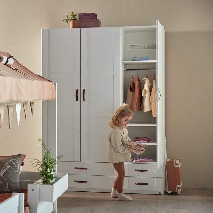 Armadio con cassetti Lifetime Kidsrooms - 150 cm Bianco