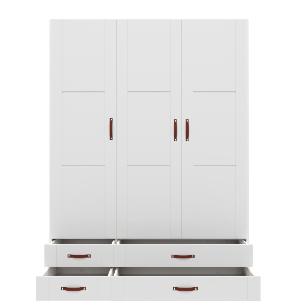 Lifetime Kidsrooms Armadio con cassetti - 150 cm Whitewash