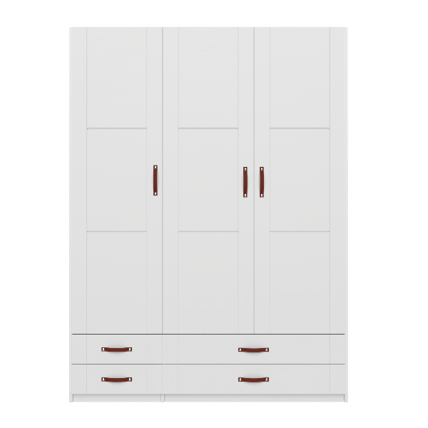 Armadio con cassetti Lifetime Kidsrooms - 150 cm Bianco