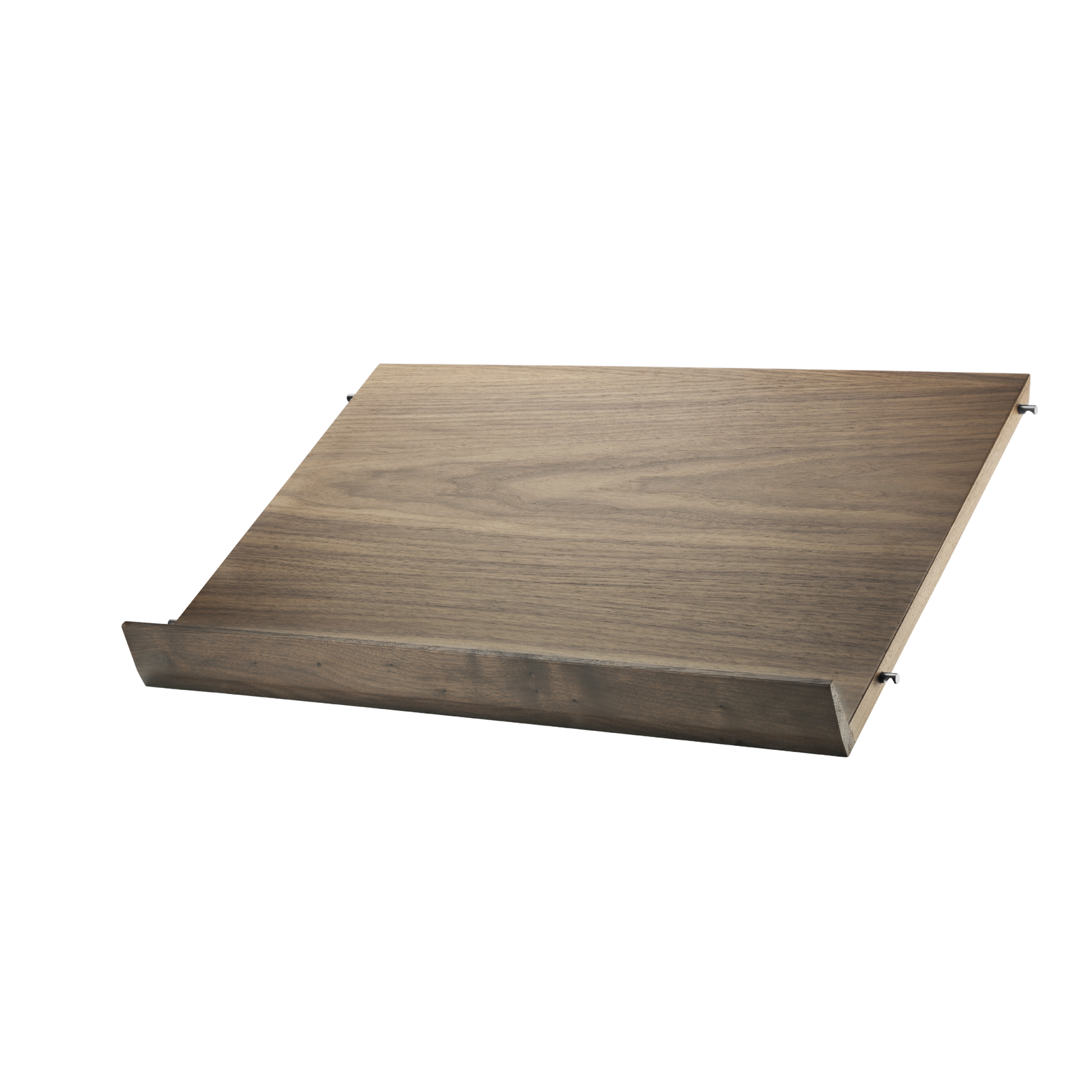 Magazine shelf solid w58 x d30 cm Walnut