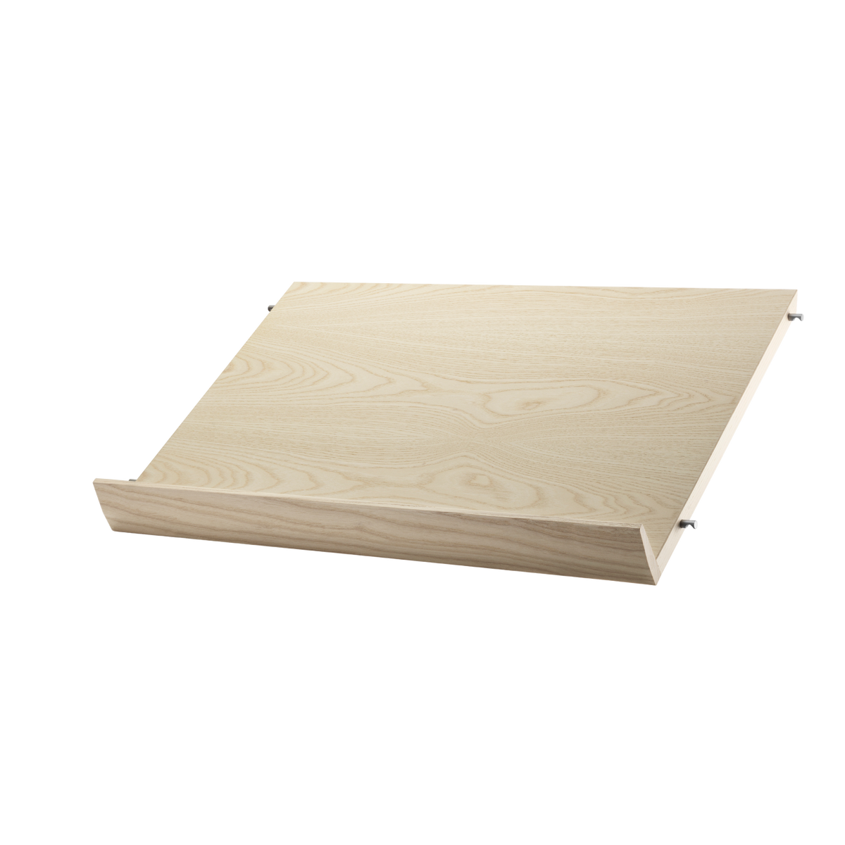 Magazine shelf solid w58 x d30 cm Ash