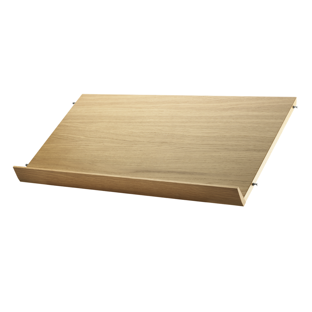 Magazine shelf solid w78 x d30 cm Oak