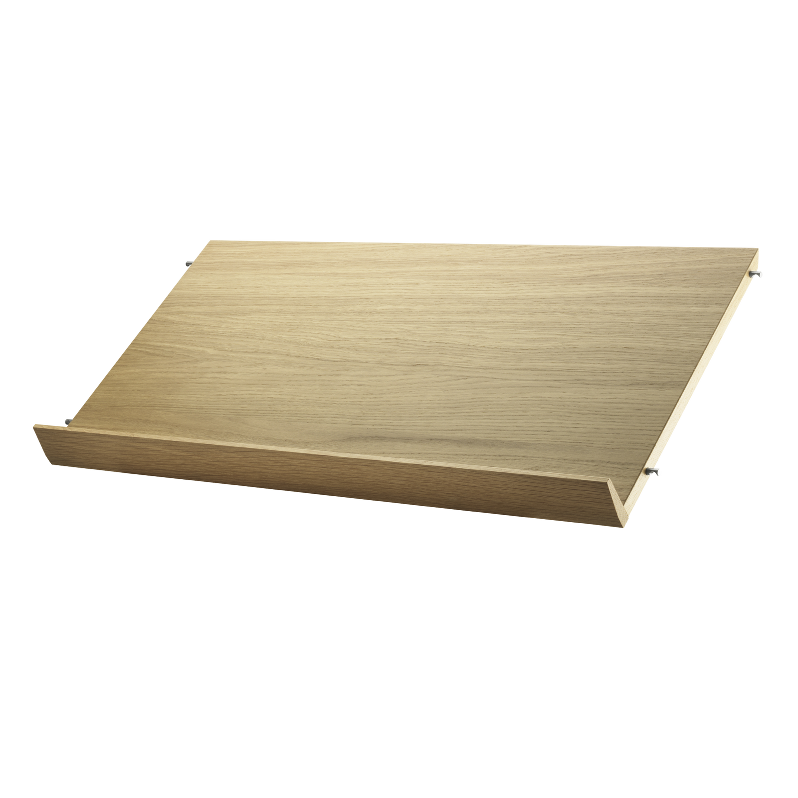 Magazine shelf solid w78 x d30 cm Oak