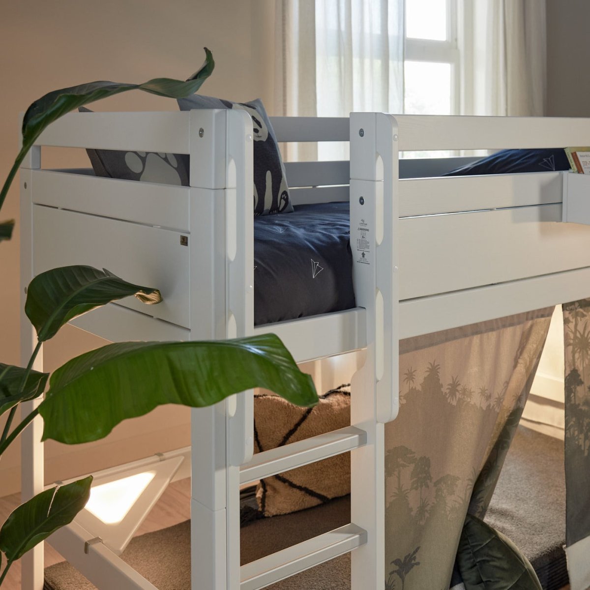 Lifetime Kidsrooms poignées en bois pour échelles Blanc
