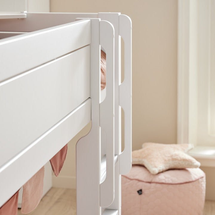 Lifetime Kidsrooms poignées en bois pour échelles Blanc