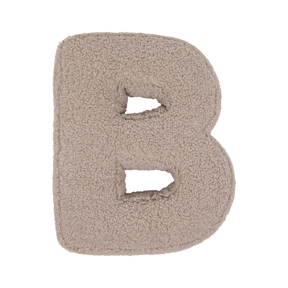 Betty's Home cuscino lettera B Mocha Bouclé