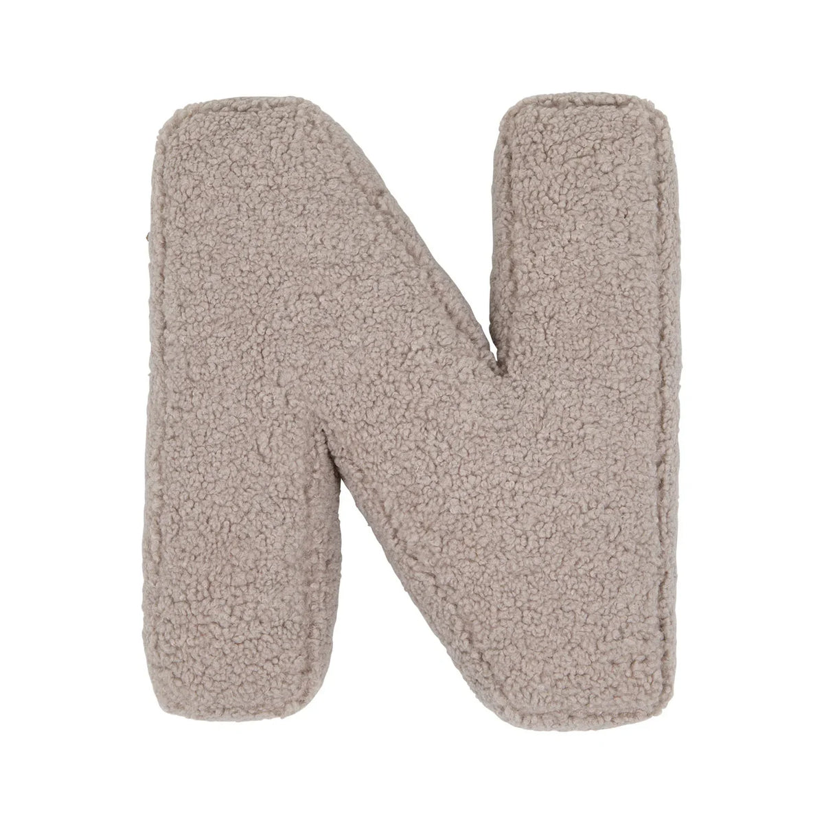 Betty's Home lettera cuscino N Mocha Bouclé