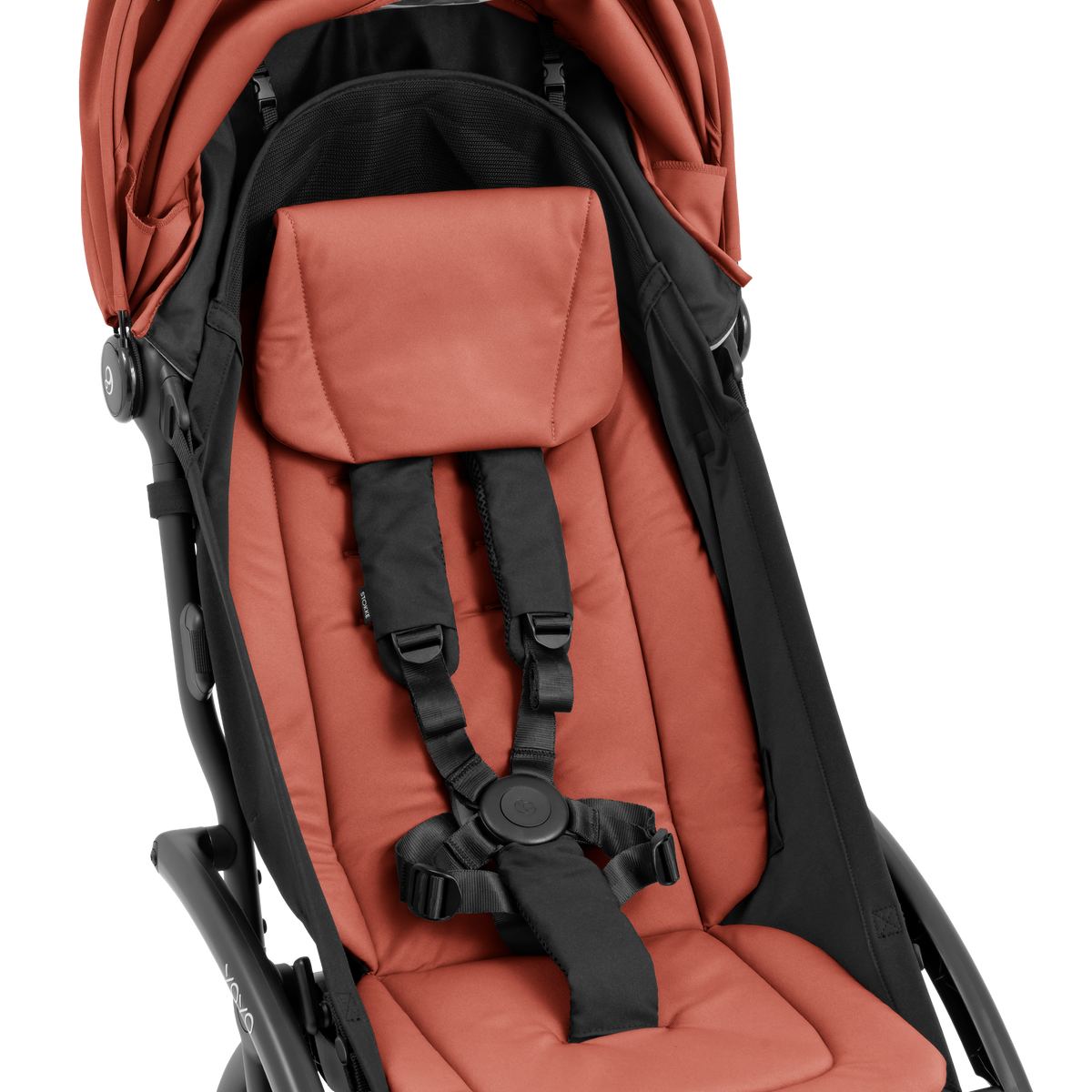 Stokke YOYO⁵ Stroller with Carrycot in Berry - Image 36