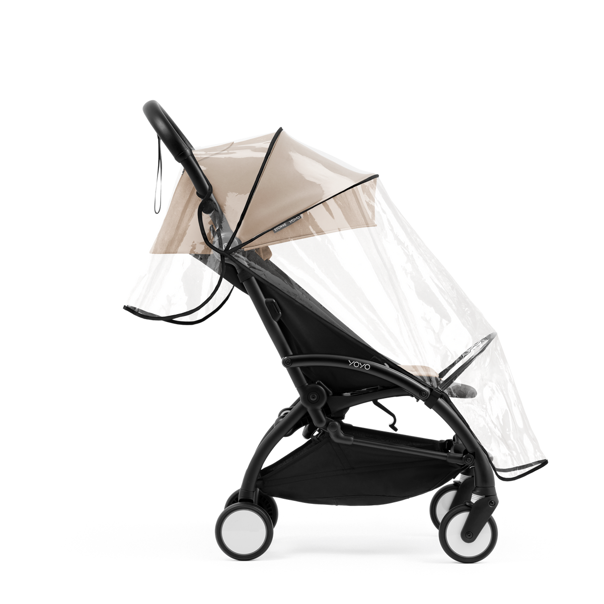 Stokke YOYO Rain Cover for Seat Set, Black - Image 1