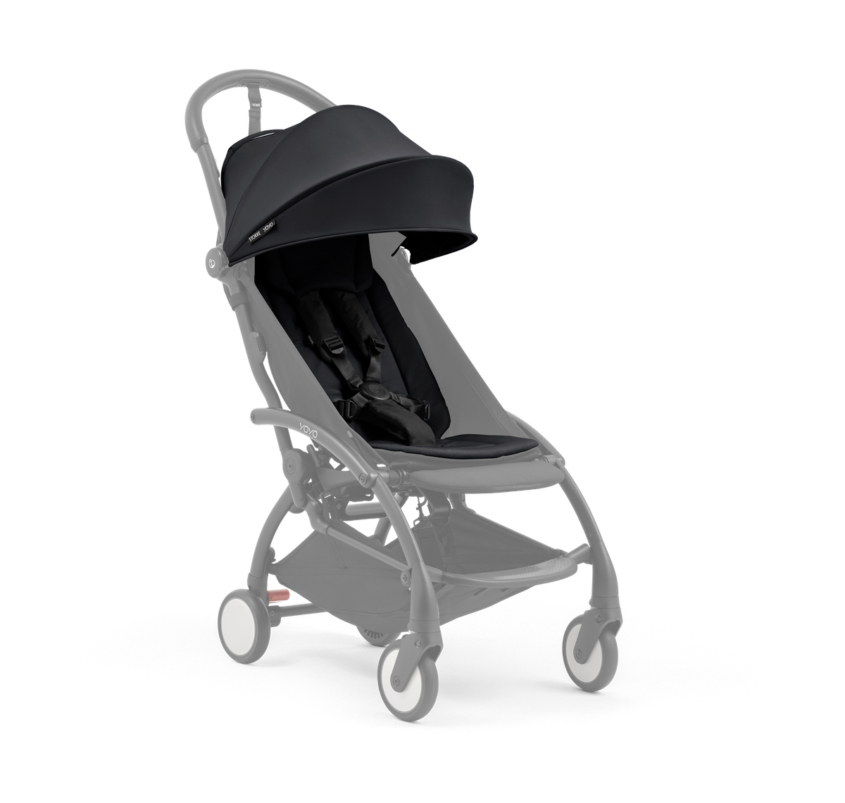 Stokke YOYO⁵ Stroller with Newborn Kit, Black - Image 42