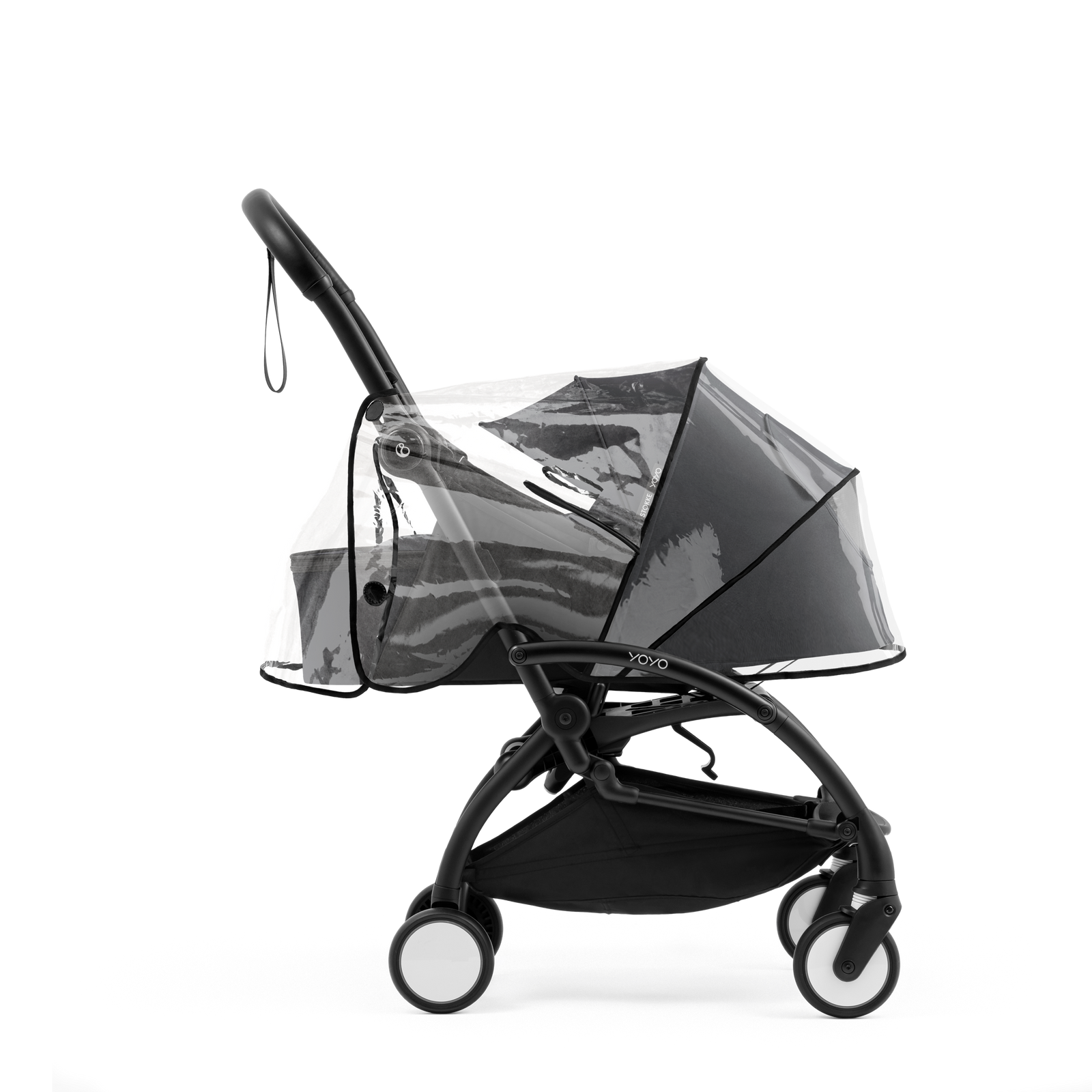 Stokke YOYO Rain Cover for Newborn Set, Black - Image 1