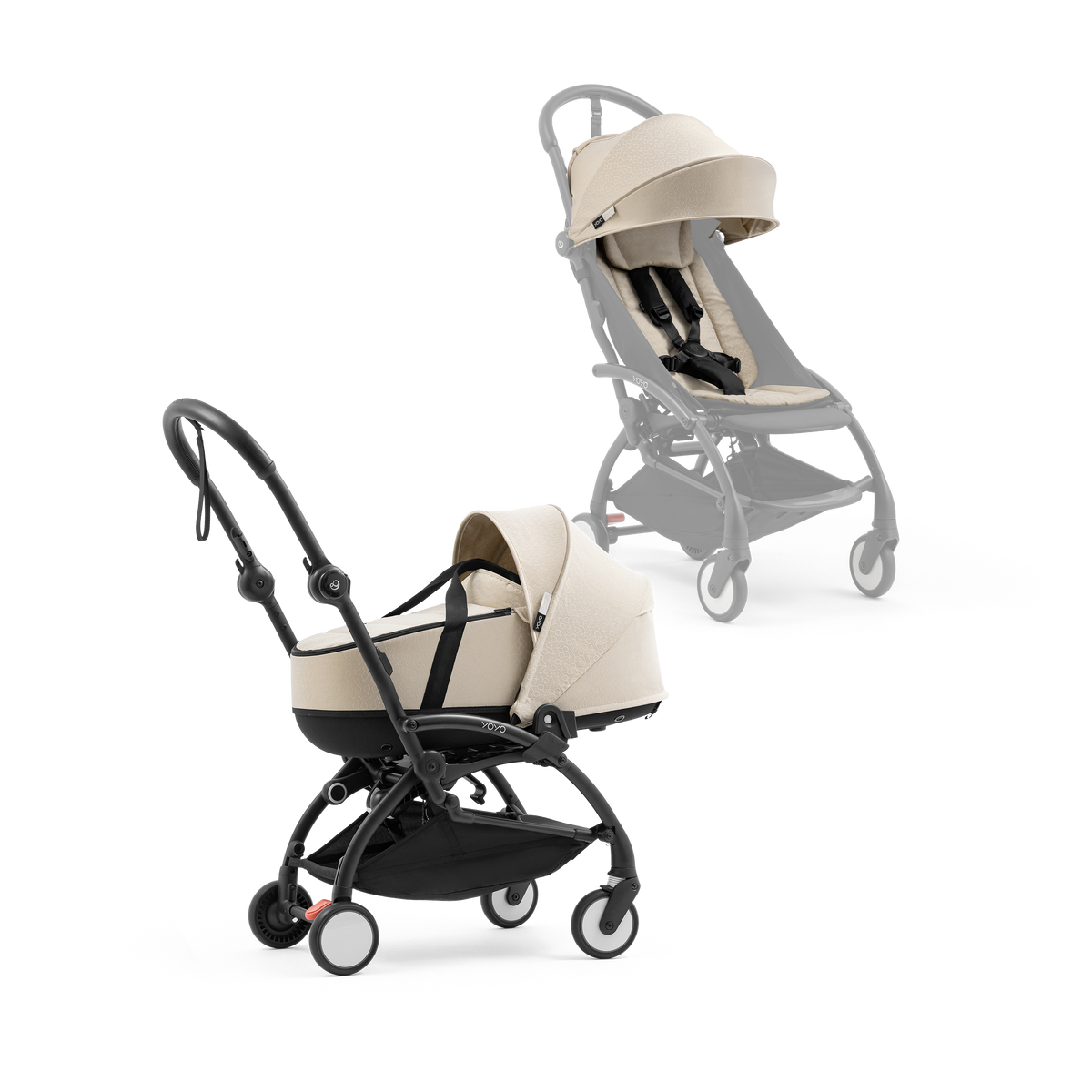 Passeggino Stokke YOYO⁵ con culla Bonpoint Beige - Immagine 1